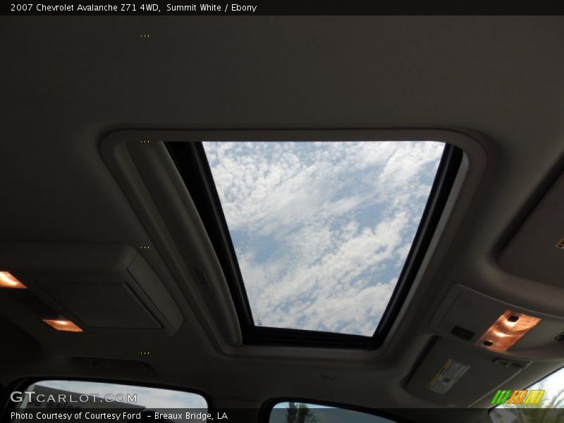 Summit White / Ebony 2007 Chevrolet Avalanche Z71 4WD