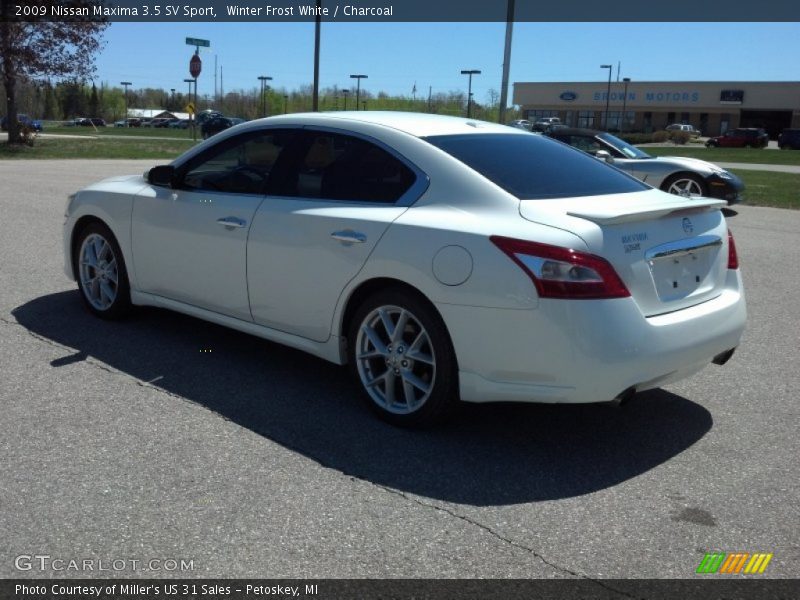 Winter Frost White / Charcoal 2009 Nissan Maxima 3.5 SV Sport