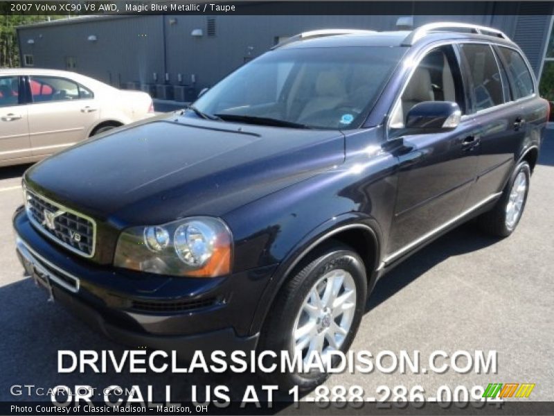 Magic Blue Metallic / Taupe 2007 Volvo XC90 V8 AWD
