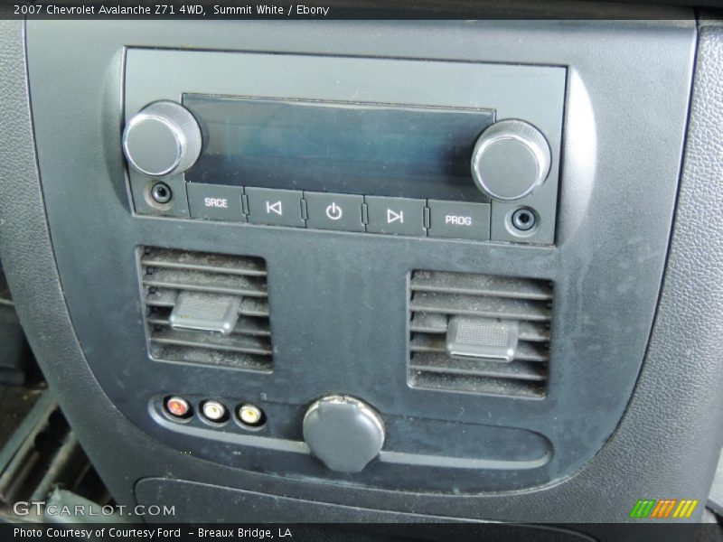 Summit White / Ebony 2007 Chevrolet Avalanche Z71 4WD