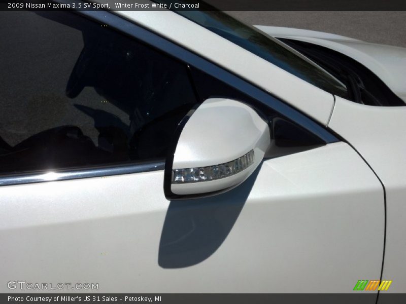Winter Frost White / Charcoal 2009 Nissan Maxima 3.5 SV Sport