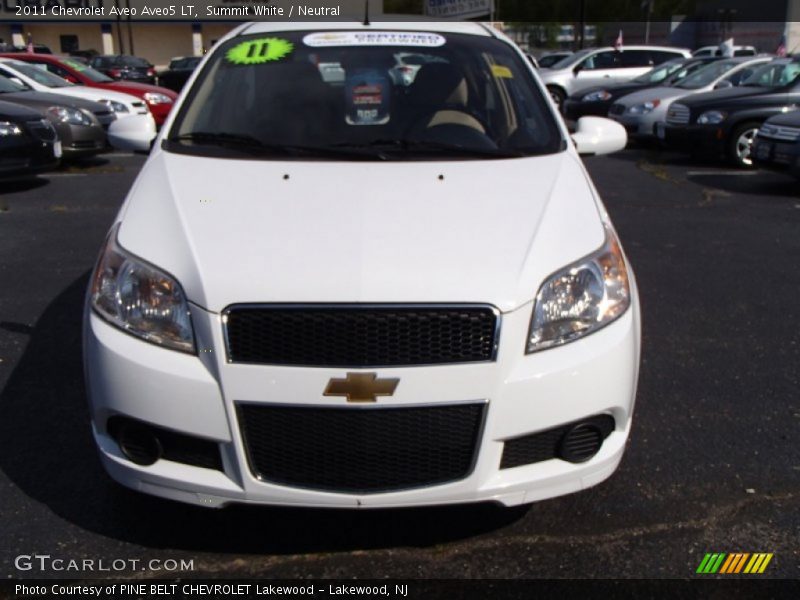 Summit White / Neutral 2011 Chevrolet Aveo Aveo5 LT