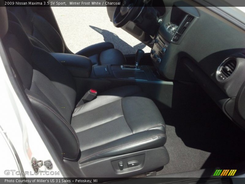 Winter Frost White / Charcoal 2009 Nissan Maxima 3.5 SV Sport