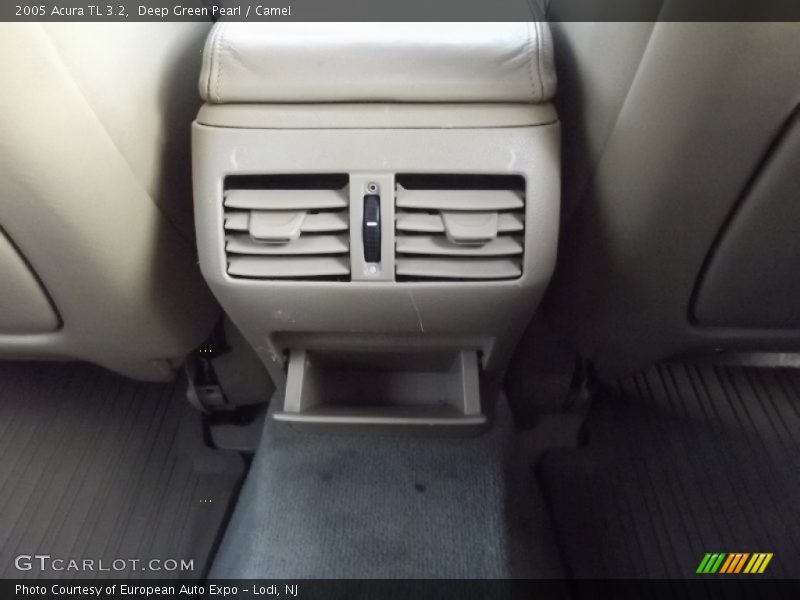 Deep Green Pearl / Camel 2005 Acura TL 3.2
