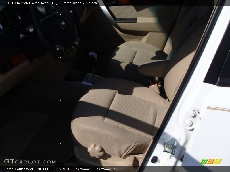 Summit White / Neutral 2011 Chevrolet Aveo Aveo5 LT