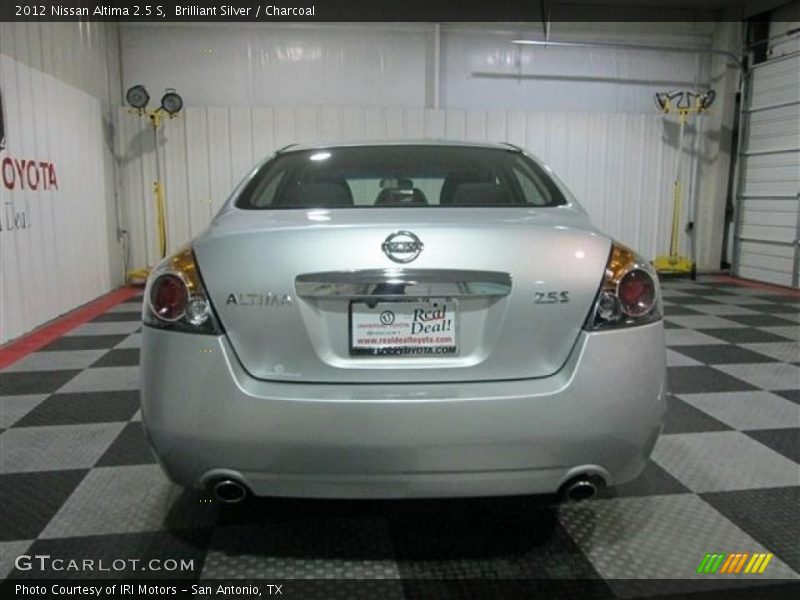 Brilliant Silver / Charcoal 2012 Nissan Altima 2.5 S