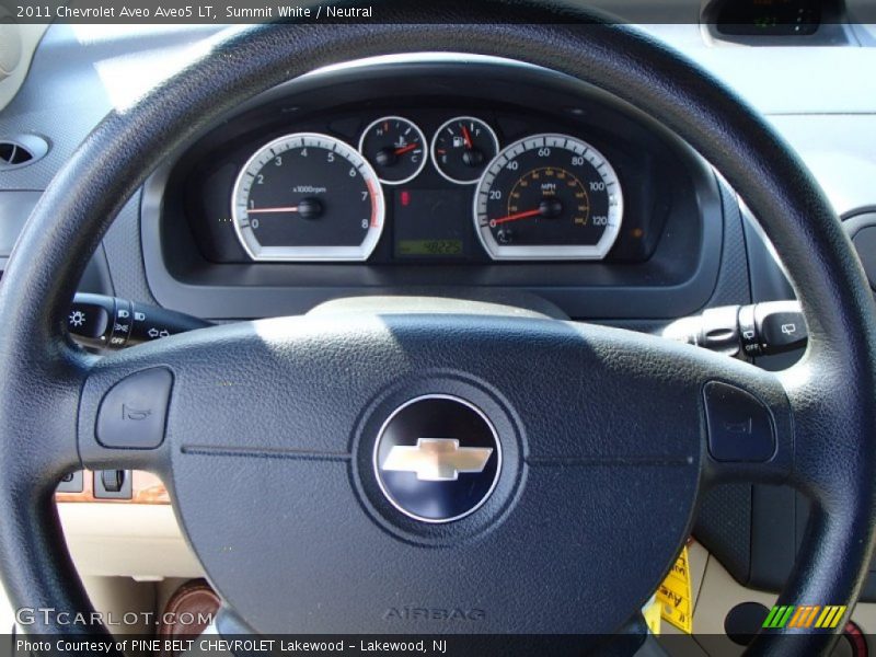 Summit White / Neutral 2011 Chevrolet Aveo Aveo5 LT