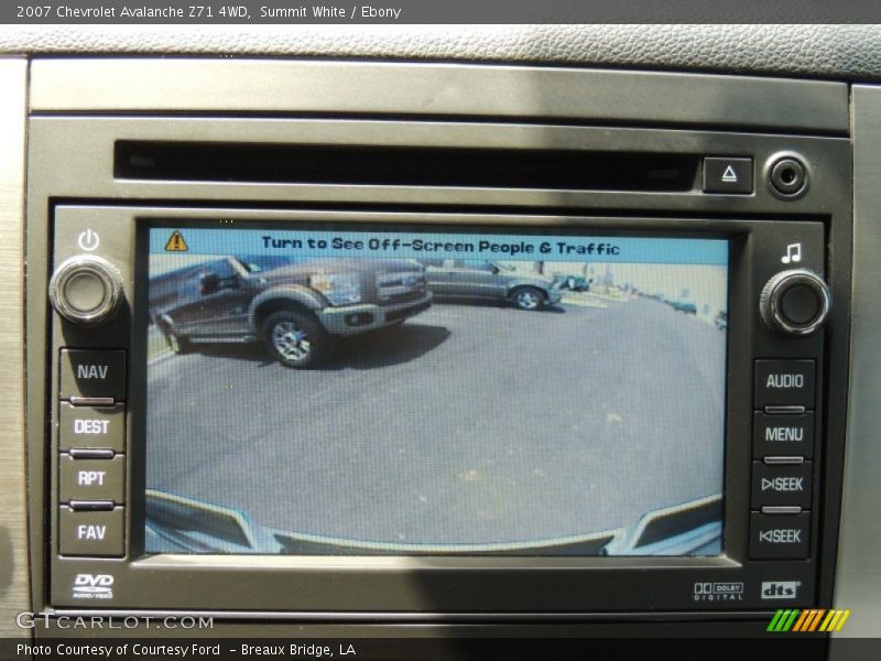 Summit White / Ebony 2007 Chevrolet Avalanche Z71 4WD
