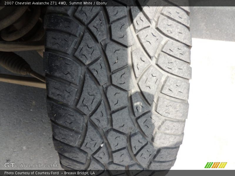 Summit White / Ebony 2007 Chevrolet Avalanche Z71 4WD