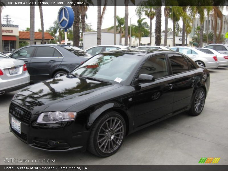 Front 3/4 View of 2008 A4 2.0T Sedan