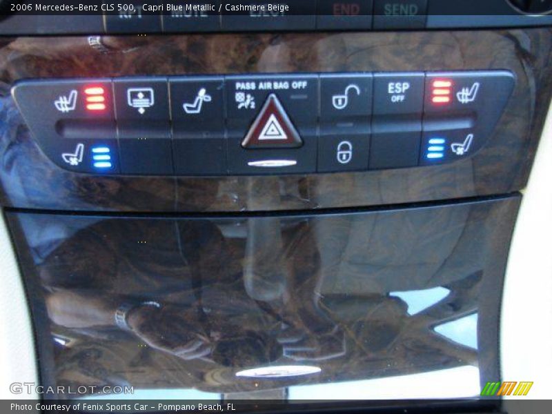 Capri Blue Metallic / Cashmere Beige 2006 Mercedes-Benz CLS 500
