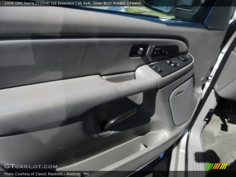 Silver Birch Metallic / Pewter 2006 GMC Sierra 2500HD SLE Extended Cab 4x4