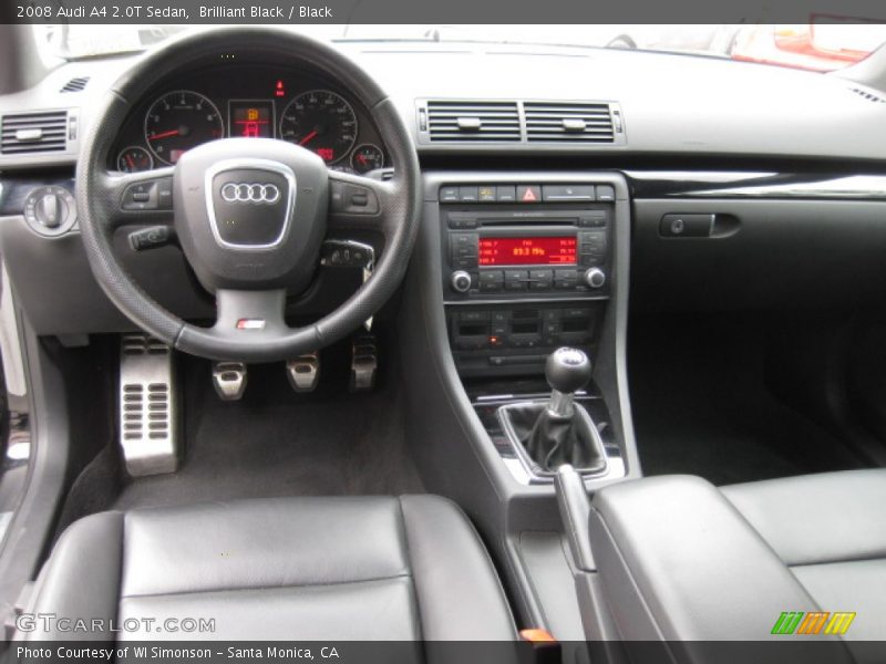 Dashboard of 2008 A4 2.0T Sedan