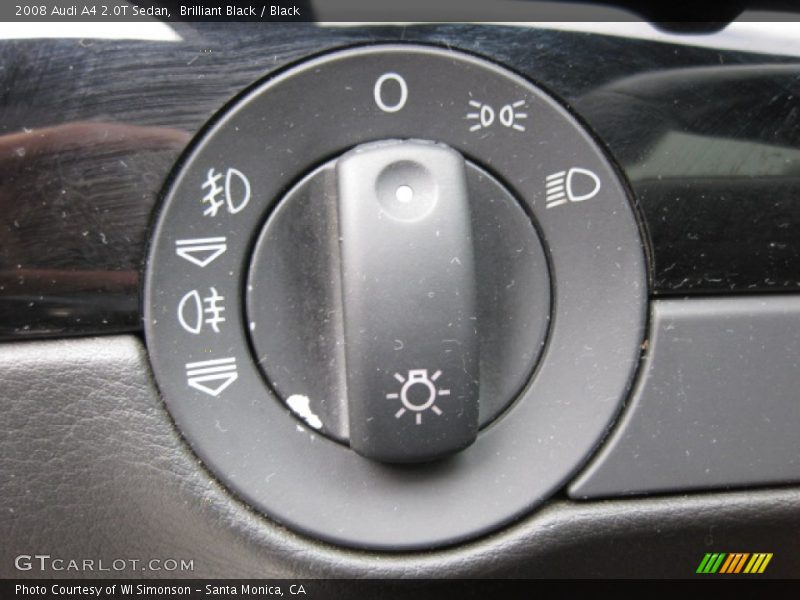 Controls of 2008 A4 2.0T Sedan