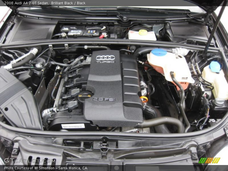  2008 A4 2.0T Sedan Engine - 2.0 Liter FSI Turbocharged DOHC 16-Valve VVT 4 Cylinder