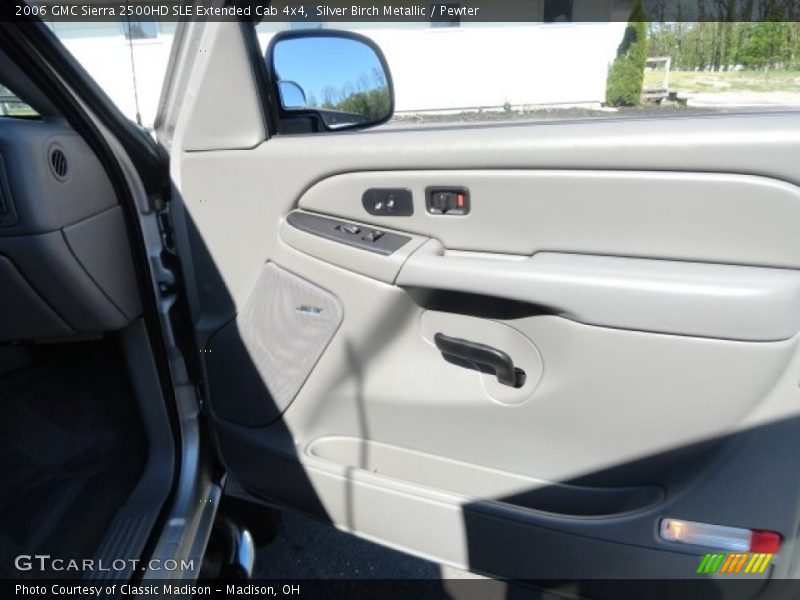 Silver Birch Metallic / Pewter 2006 GMC Sierra 2500HD SLE Extended Cab 4x4