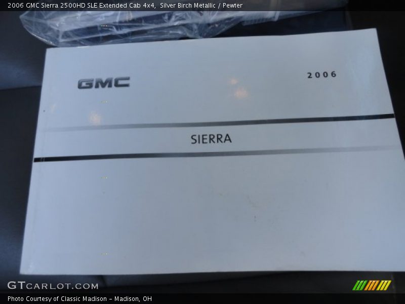 Silver Birch Metallic / Pewter 2006 GMC Sierra 2500HD SLE Extended Cab 4x4