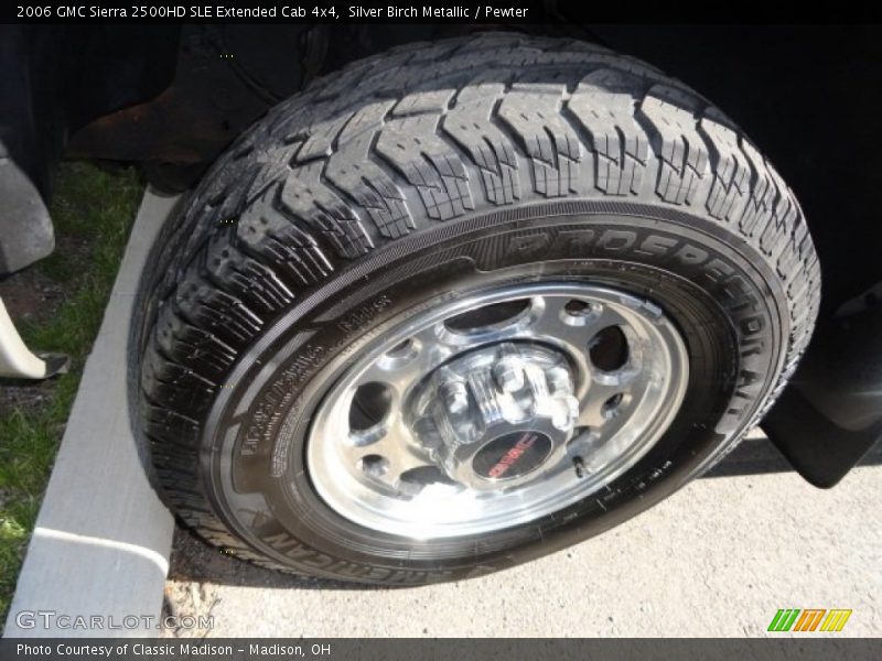 Silver Birch Metallic / Pewter 2006 GMC Sierra 2500HD SLE Extended Cab 4x4
