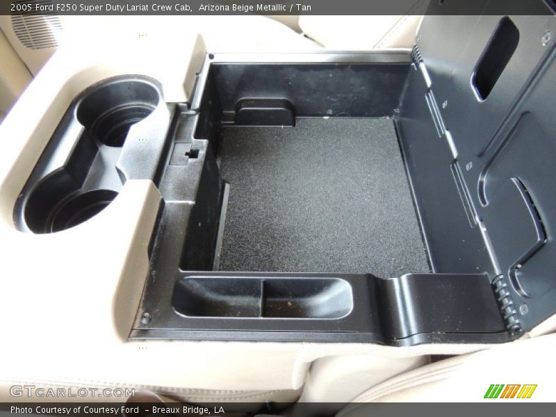 Arizona Beige Metallic / Tan 2005 Ford F250 Super Duty Lariat Crew Cab