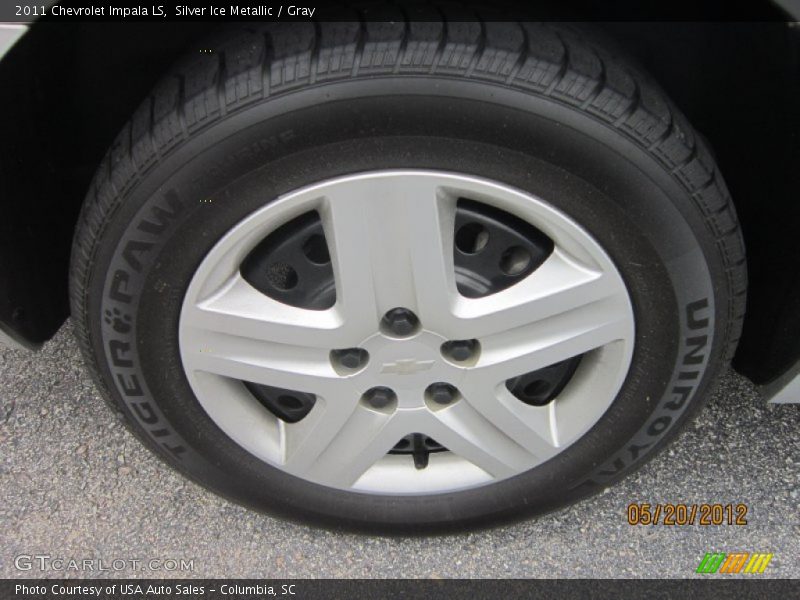 Silver Ice Metallic / Gray 2011 Chevrolet Impala LS