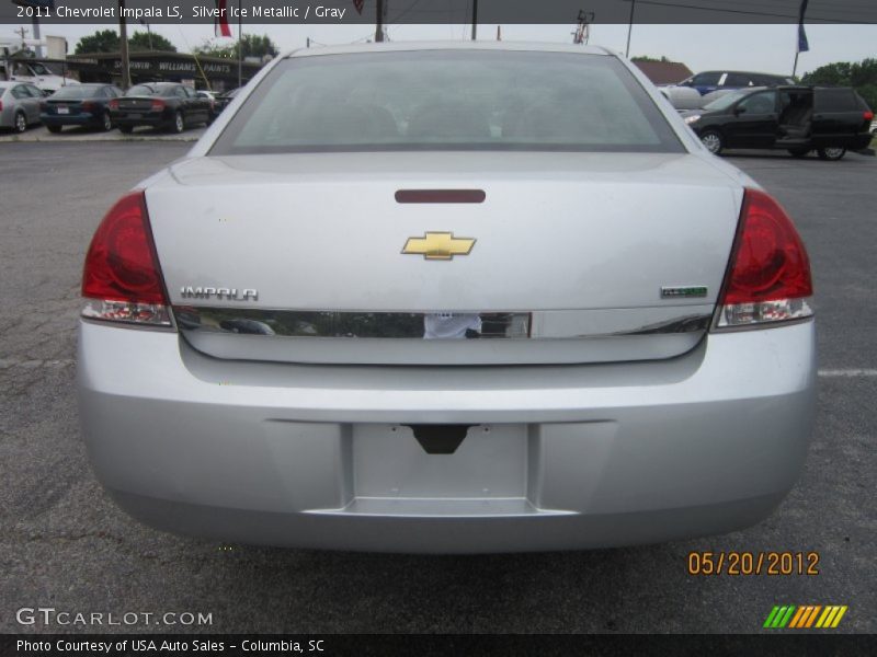 Silver Ice Metallic / Gray 2011 Chevrolet Impala LS