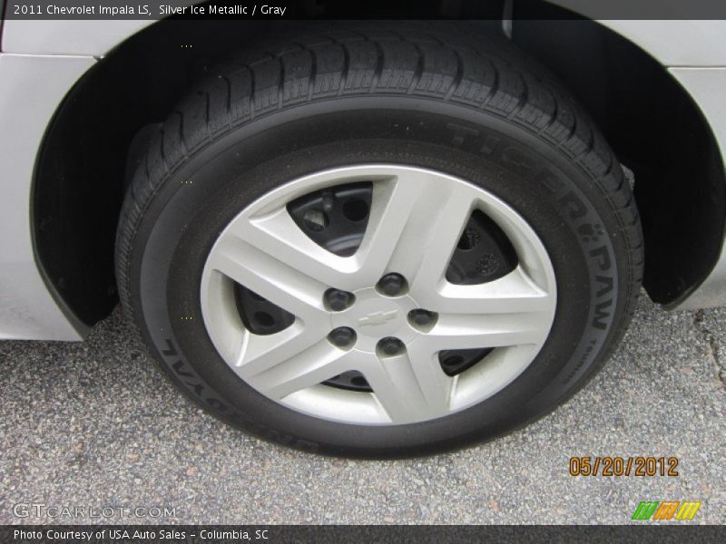 Silver Ice Metallic / Gray 2011 Chevrolet Impala LS