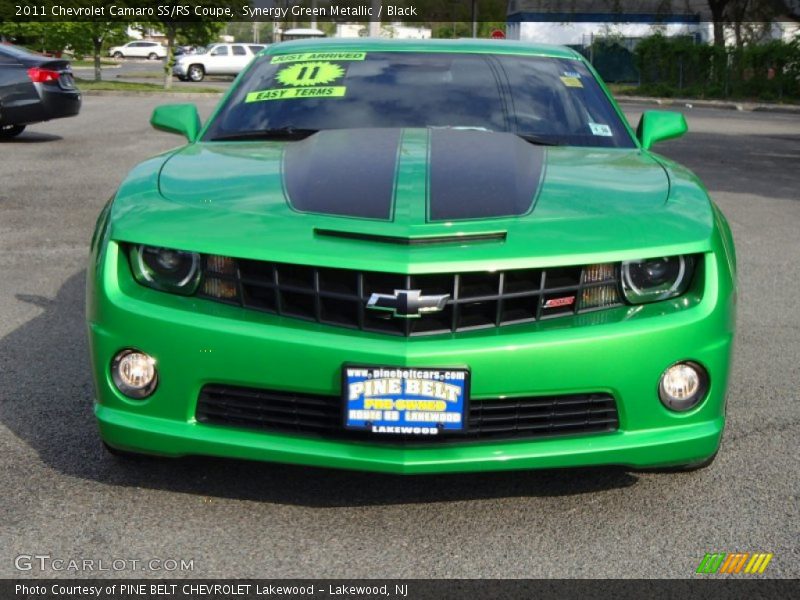 Synergy Green Metallic / Black 2011 Chevrolet Camaro SS/RS Coupe