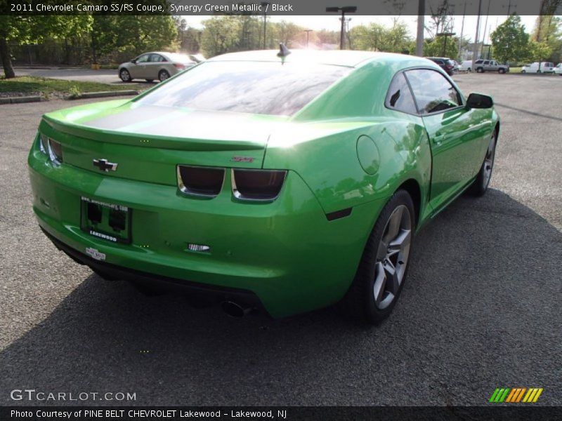 Synergy Green Metallic / Black 2011 Chevrolet Camaro SS/RS Coupe