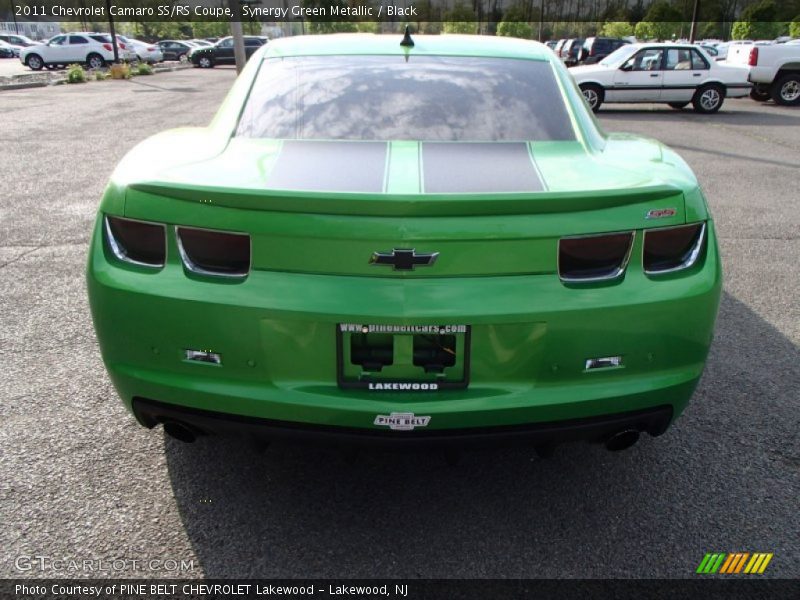 Synergy Green Metallic / Black 2011 Chevrolet Camaro SS/RS Coupe