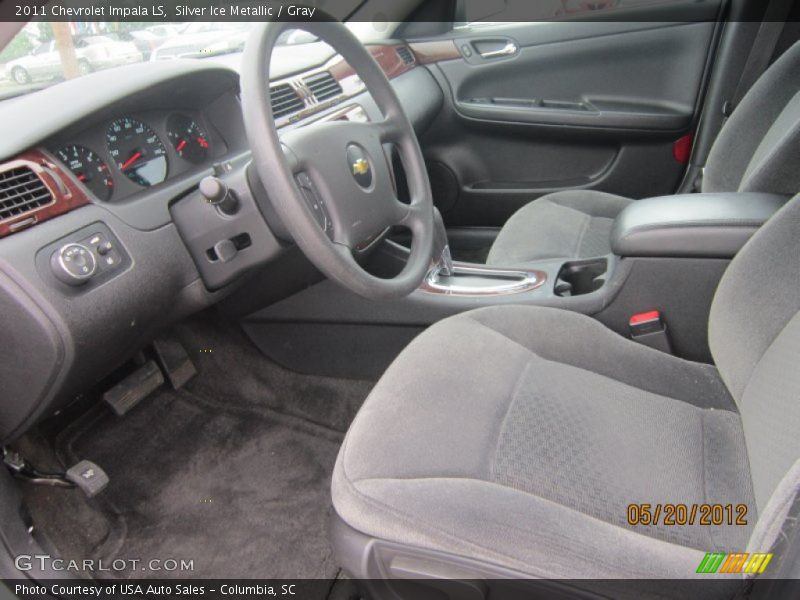 Silver Ice Metallic / Gray 2011 Chevrolet Impala LS
