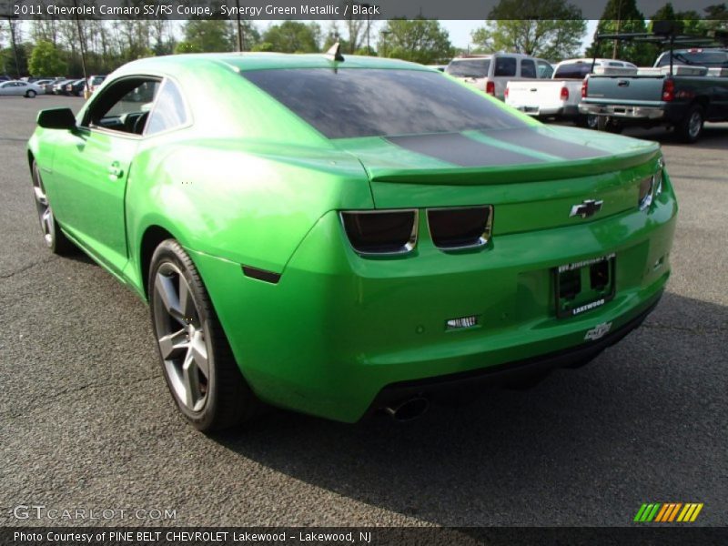 Synergy Green Metallic / Black 2011 Chevrolet Camaro SS/RS Coupe