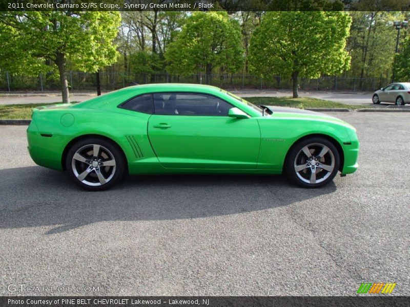 Synergy Green Metallic / Black 2011 Chevrolet Camaro SS/RS Coupe
