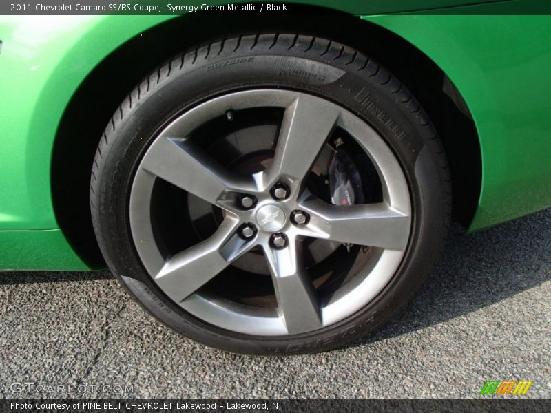 Synergy Green Metallic / Black 2011 Chevrolet Camaro SS/RS Coupe