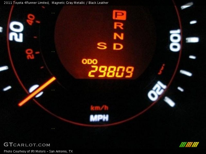 Magnetic Gray Metallic / Black Leather 2011 Toyota 4Runner Limited