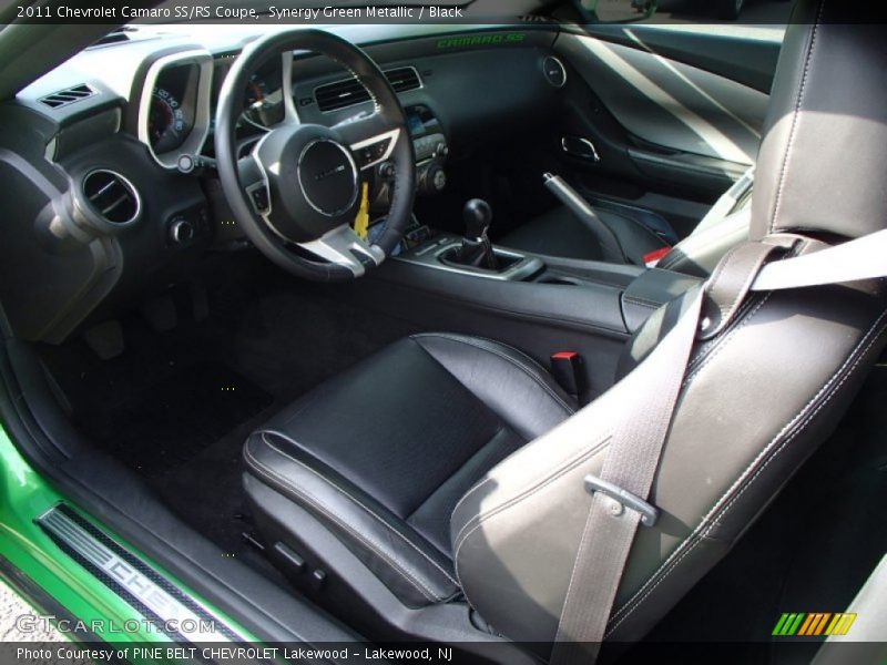 Synergy Green Metallic / Black 2011 Chevrolet Camaro SS/RS Coupe