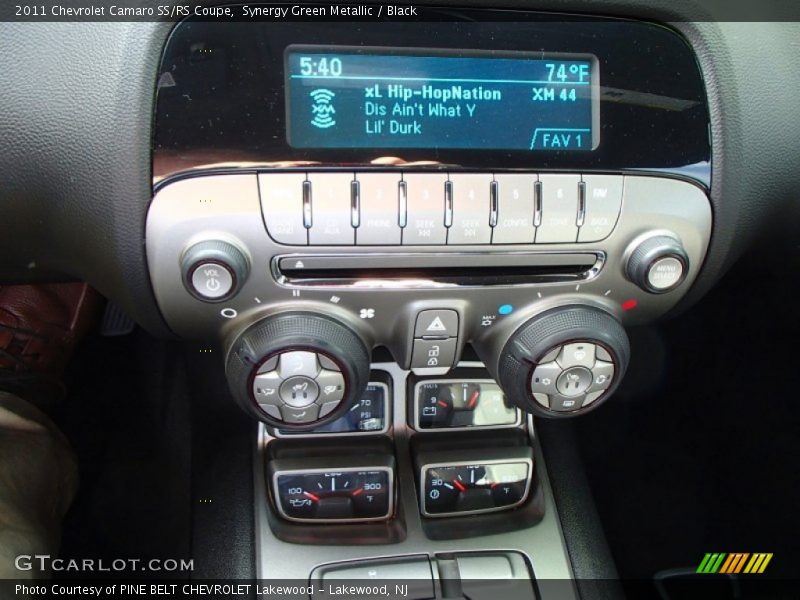 Synergy Green Metallic / Black 2011 Chevrolet Camaro SS/RS Coupe