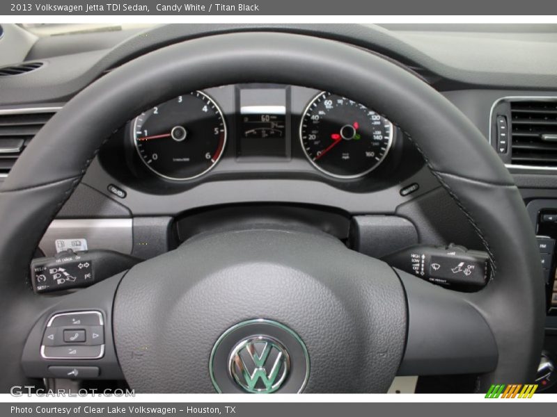 Candy White / Titan Black 2013 Volkswagen Jetta TDI Sedan