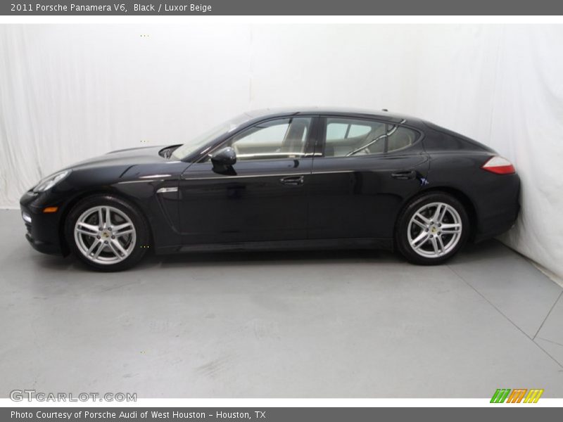 Black / Luxor Beige 2011 Porsche Panamera V6