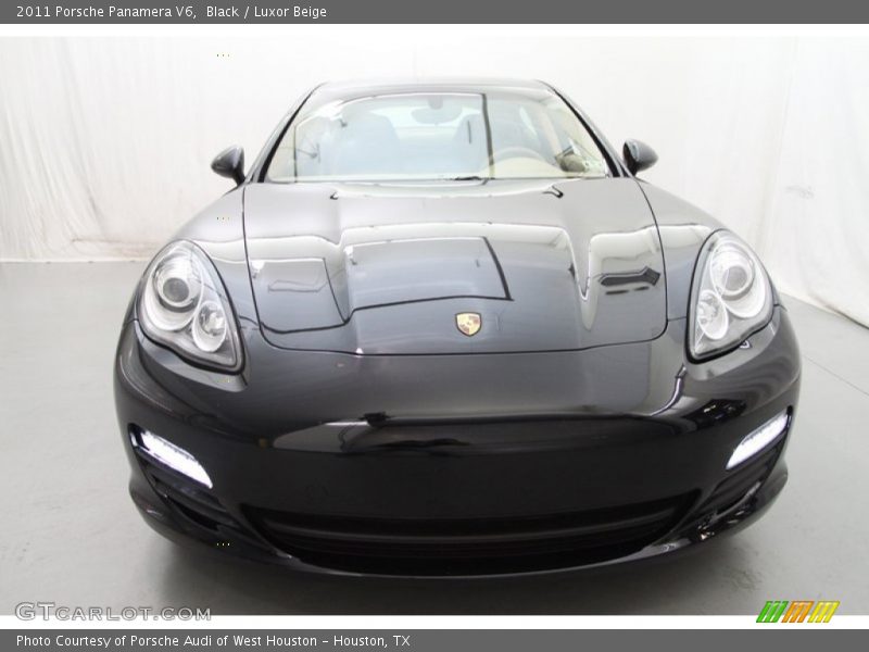 Black / Luxor Beige 2011 Porsche Panamera V6