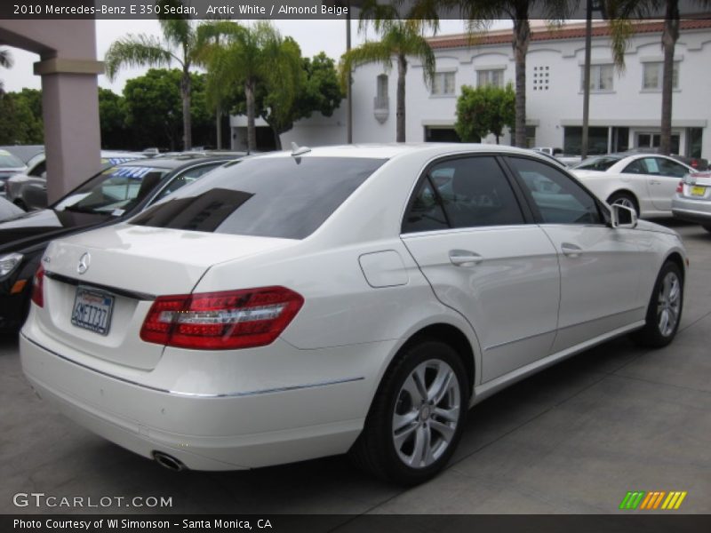 Arctic White / Almond Beige 2010 Mercedes-Benz E 350 Sedan