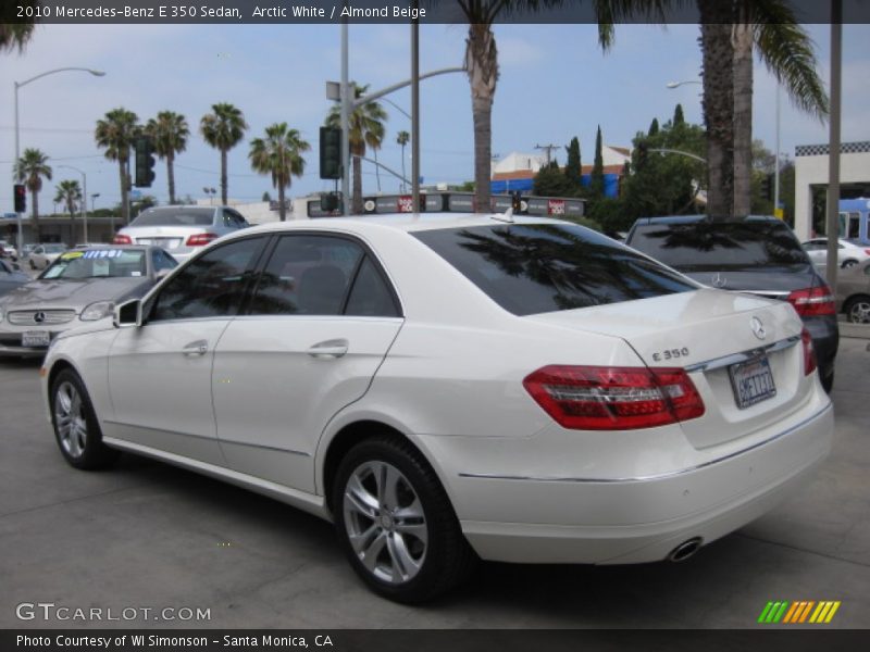 Arctic White / Almond Beige 2010 Mercedes-Benz E 350 Sedan