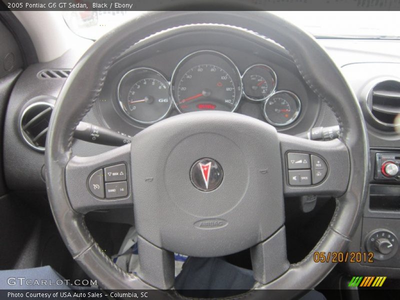 Black / Ebony 2005 Pontiac G6 GT Sedan