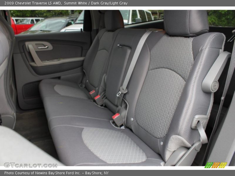 Summit White / Dark Gray/Light Gray 2009 Chevrolet Traverse LS AWD