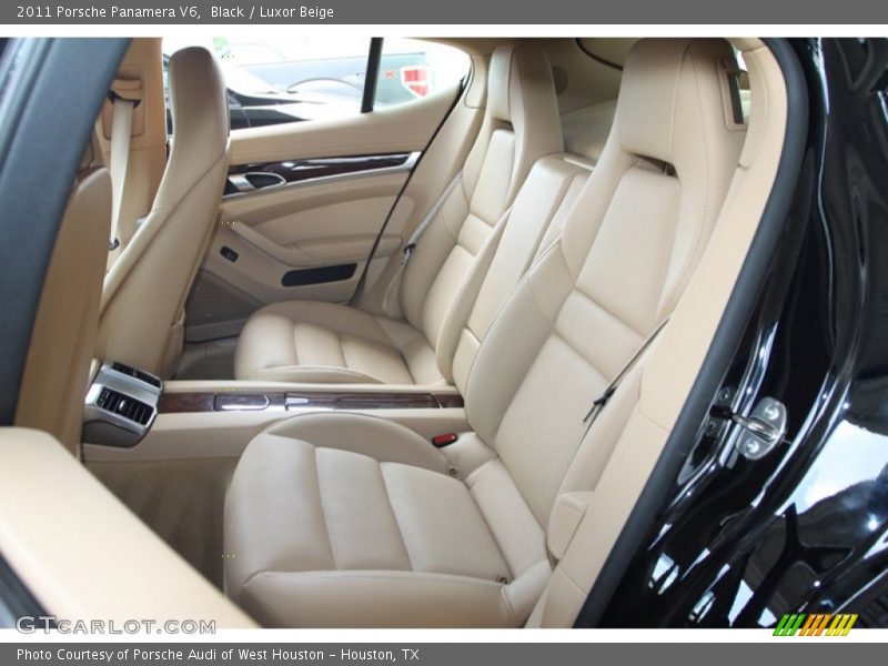 Black / Luxor Beige 2011 Porsche Panamera V6