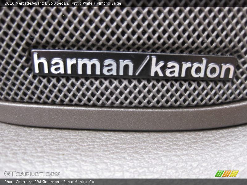 Arctic White / Almond Beige 2010 Mercedes-Benz E 350 Sedan