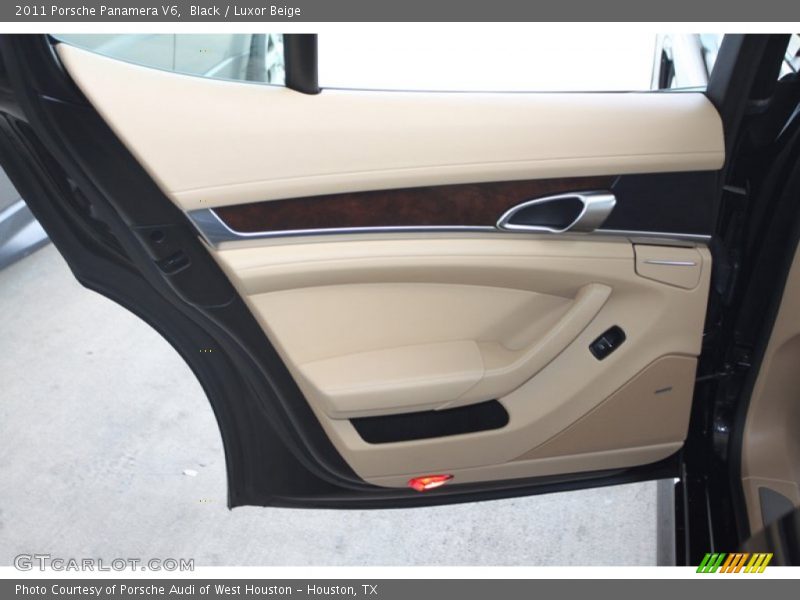 Black / Luxor Beige 2011 Porsche Panamera V6