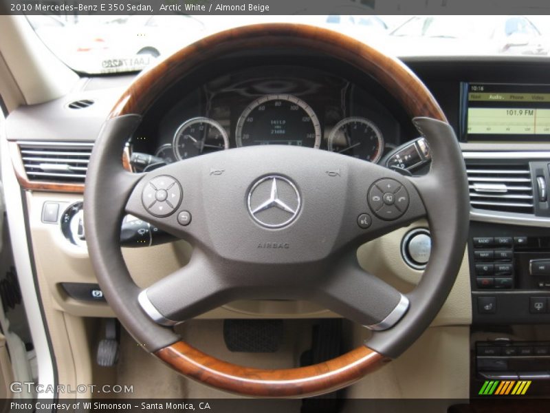Arctic White / Almond Beige 2010 Mercedes-Benz E 350 Sedan
