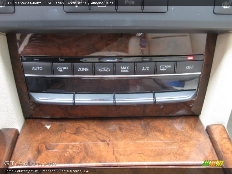 Arctic White / Almond Beige 2010 Mercedes-Benz E 350 Sedan