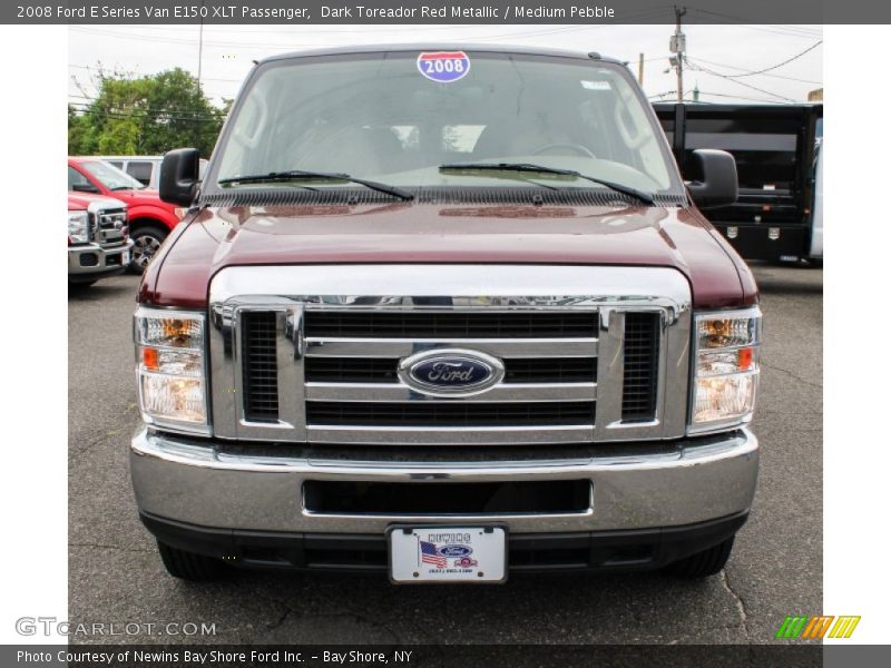 Dark Toreador Red Metallic / Medium Pebble 2008 Ford E Series Van E150 XLT Passenger