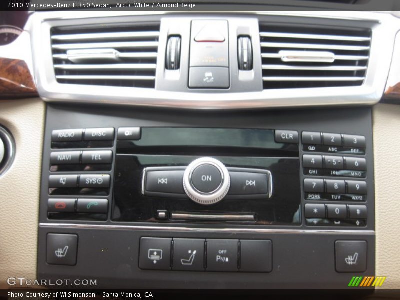 Arctic White / Almond Beige 2010 Mercedes-Benz E 350 Sedan